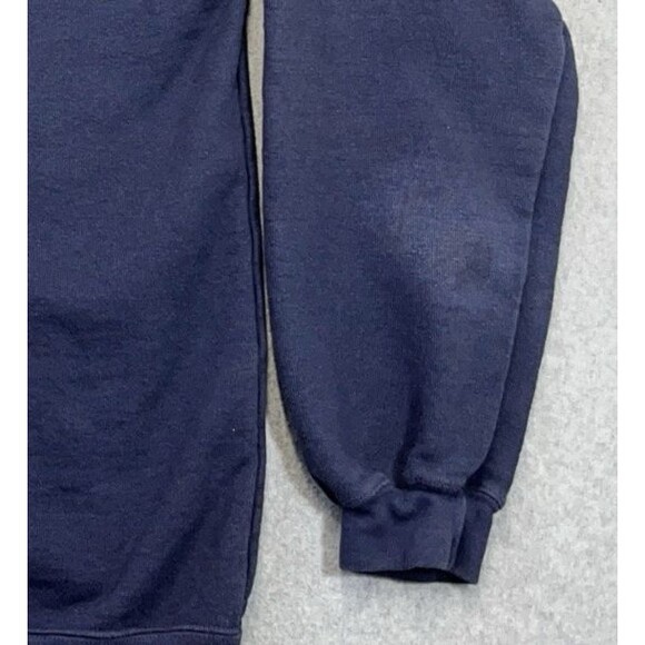 Chicago Bears Hoodie Mens Large L Blue Reebok Pullover Pocket Y2K NFL READ - Picture 9 of 9